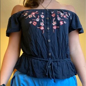 off the shoulder top